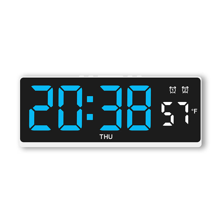 Digitaler Wecker mit Großem Led-Display und Wetteranzeige Karnz