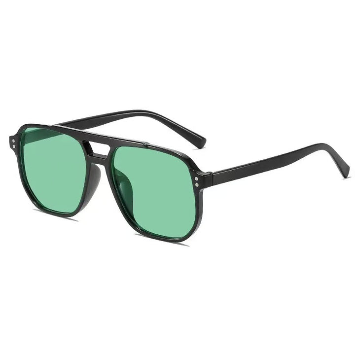 Stylische Quadratische Rahmen Sonnenbrille Karnz
