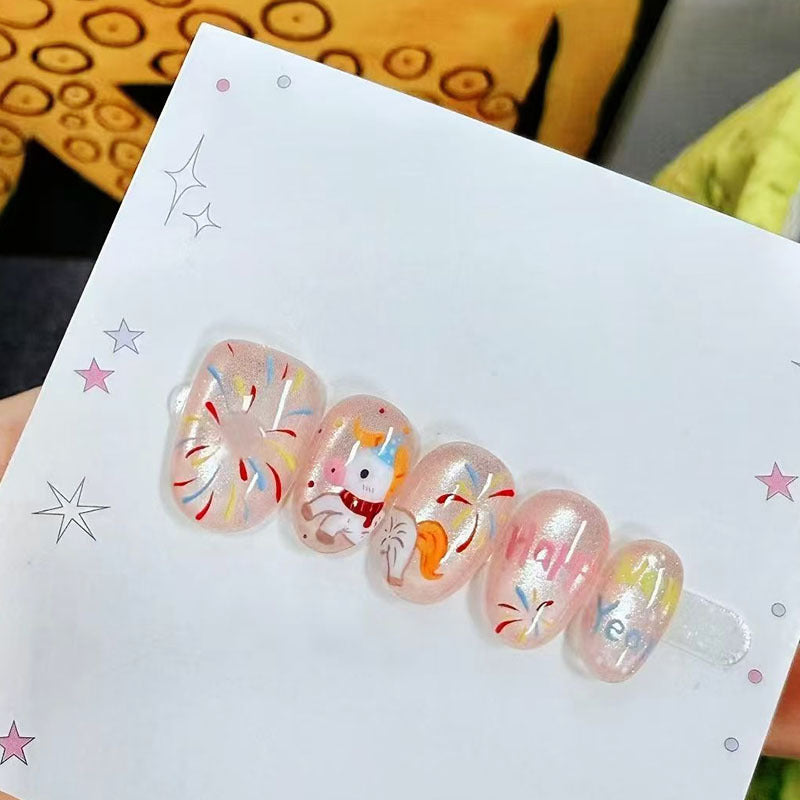 Künstlerisches Ombre Glitter Nagelkunst Set Karnz