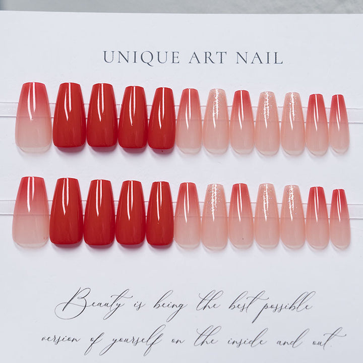 Ombre Press-On Nagelverlängerungen