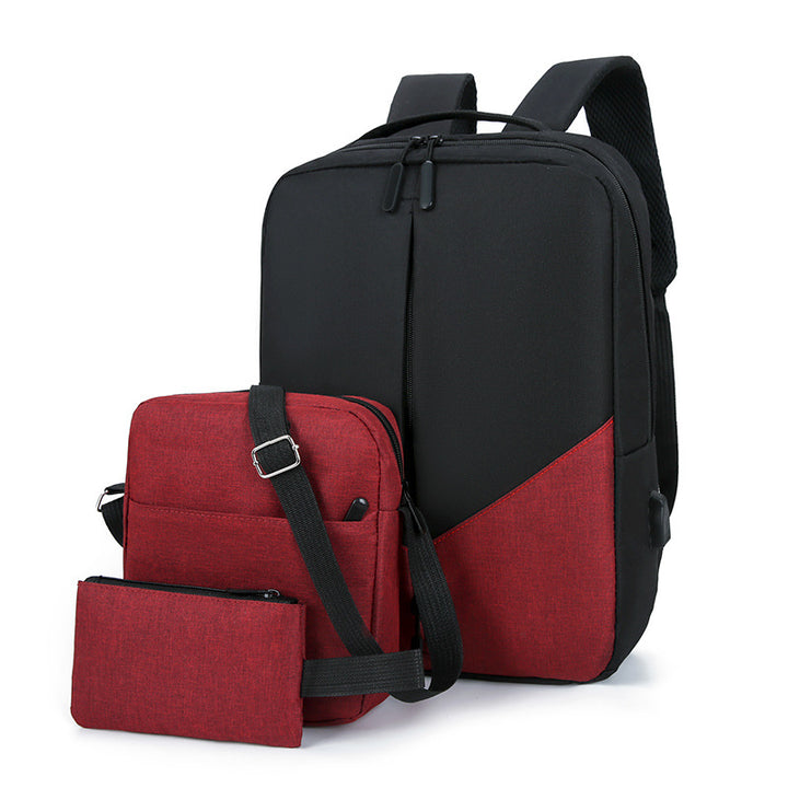 Vielseitiges Multi-Taschen-Laptop-Rucksack-Set Karnz