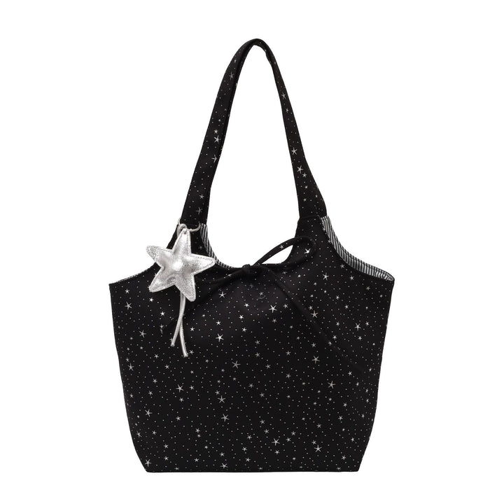 Stylische Canvas-Tote-Bag mit mehreren Taschen