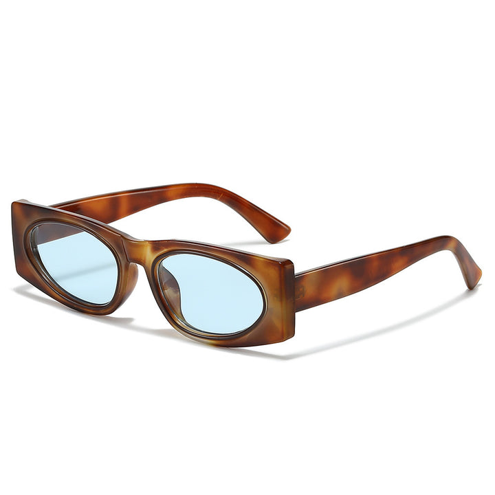 Retro-inspirierte breitrandige Sonnenbrille Karnz