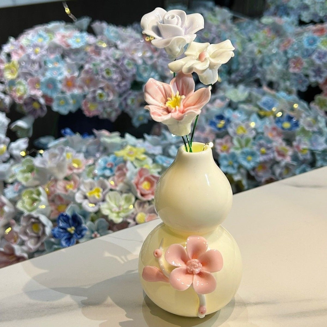 Dekorativer Keramikk Blumen Vase