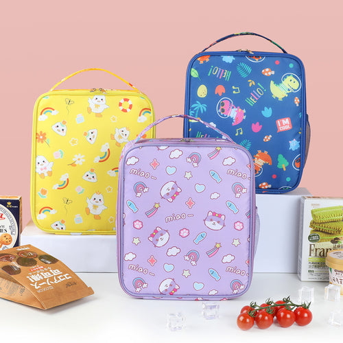 Niedliche Cartoon-Themen Isolierte Lunchbox