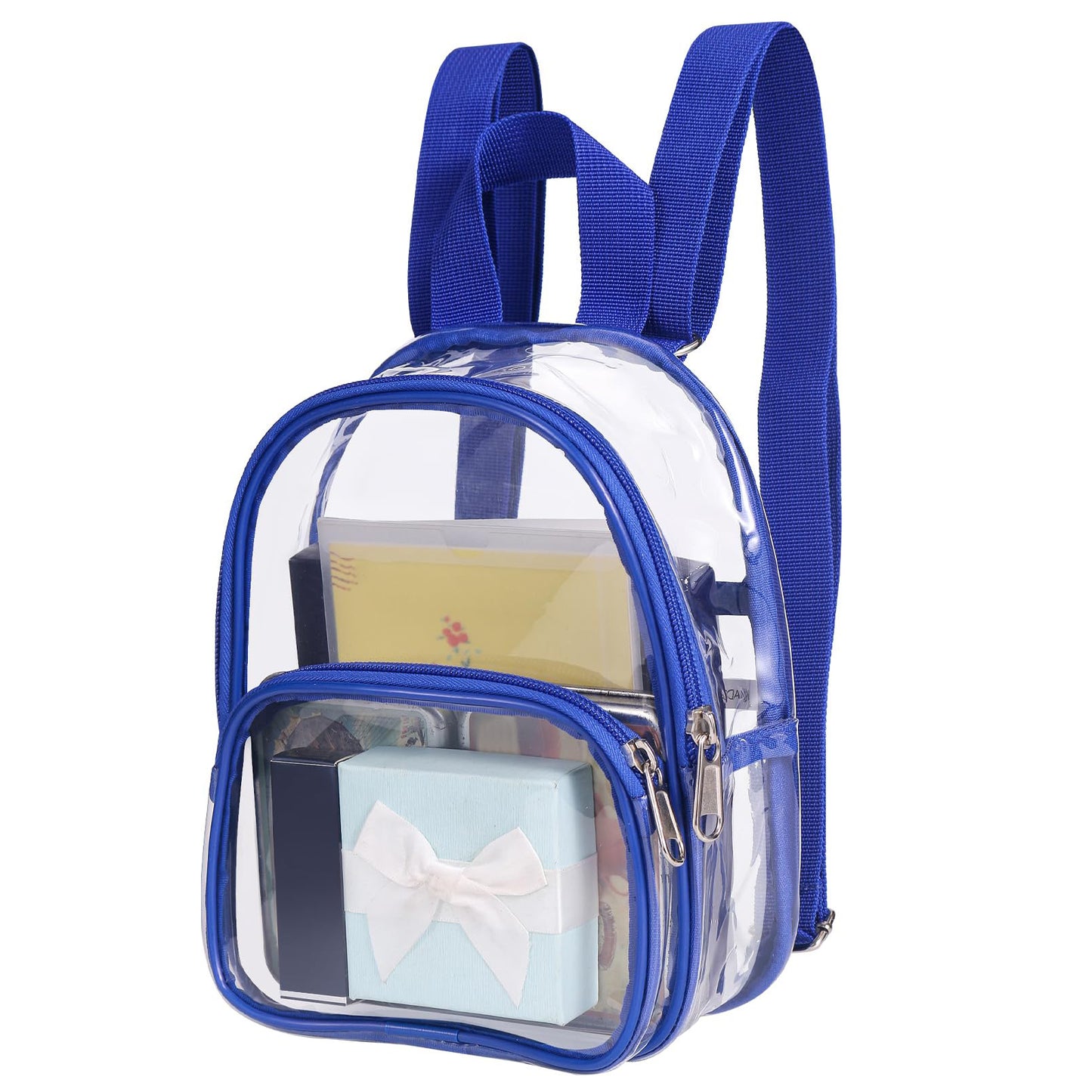 Unisex durchsichtiger Rucksack mit mehreren Fächern Karnz