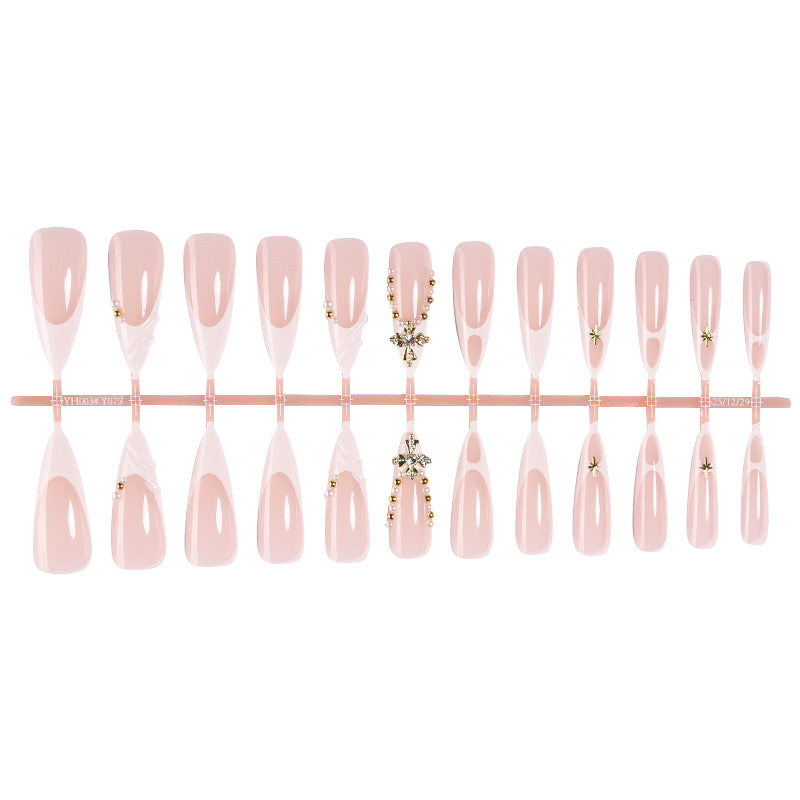 Elegante dekorative Press-On-Nagelkollektion Karnz