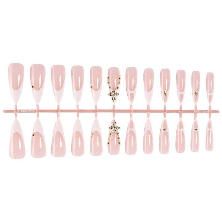 Elegante dekorative Press-On-Nagelkollektion Karnz