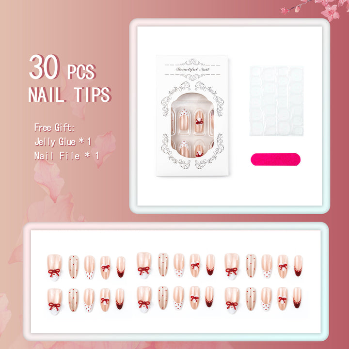 Elegante Press-On Nagelspitzen