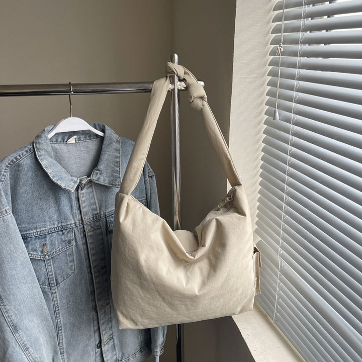 Knoten-Handgriff Canvas Tasche Karnz