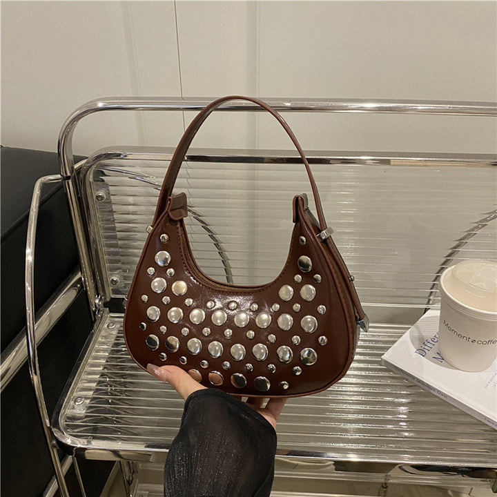 Nietenleder Hobo Tasche Karnz