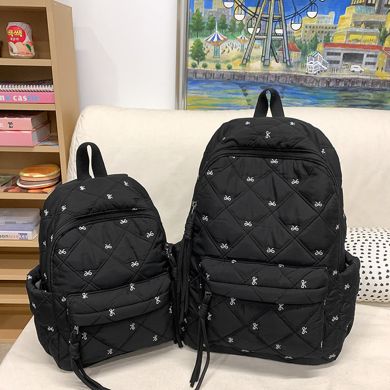 Gesteppt stilvolles Alltags-Rucksack Karnz