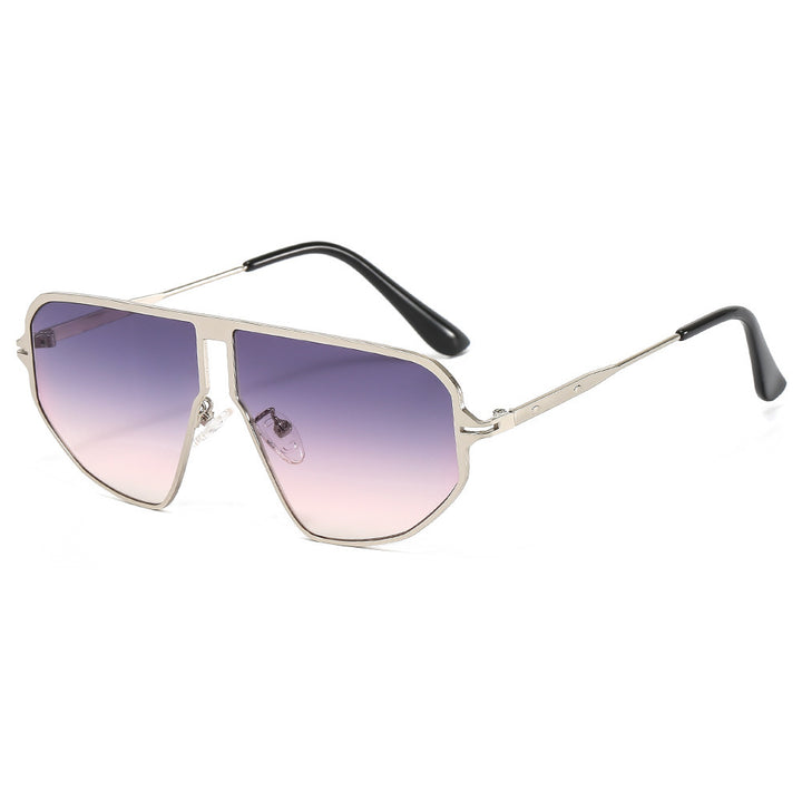 Damen auffällige Sonnenbrille im hexagonalen Design Karnz