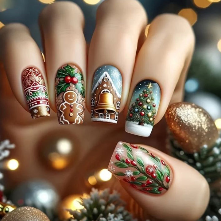 Feiertags-Themen 3D Nagelkunst Extensions Karnz
