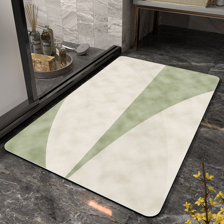 Abstrakte Moderne Badmatte Karnz