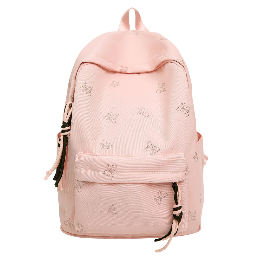 Schmetterlings-Emblem dekorierter Rucksack Karnz