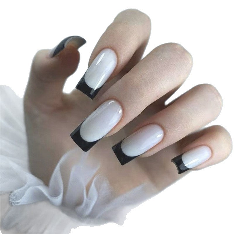 Elegante French Tip Presse-auf Nägel Karnz 1789915939
