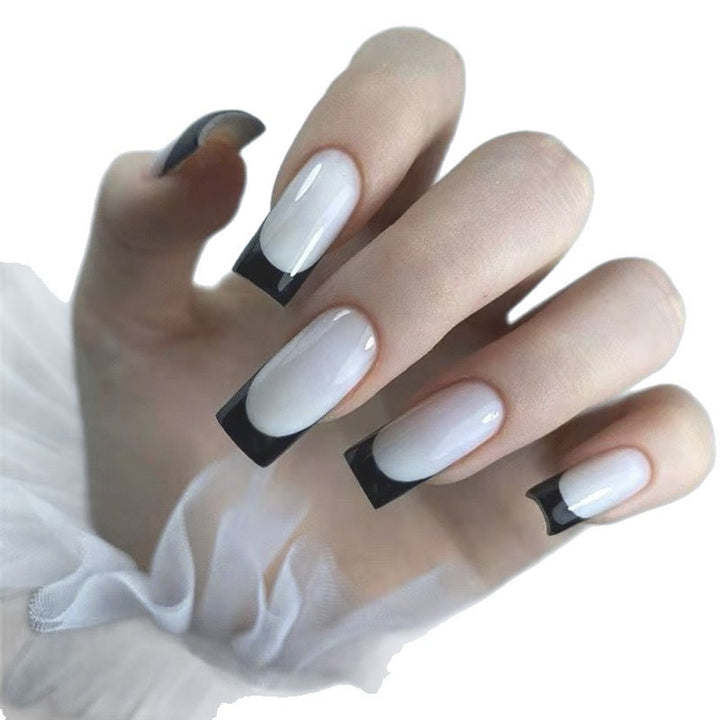 Elegante French Tip Presse-auf Nägel Karnz 1789915939