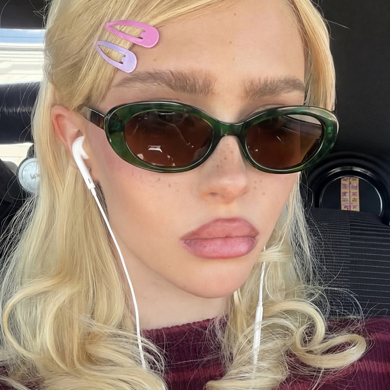 Damen modische Cat-Eye Sonnenbrille mit UV-Schutz und elegantem Rahmen Karnz