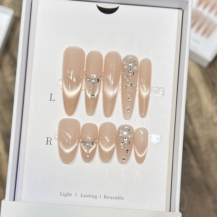 Dekoratives Press-On Nagelset Karnz