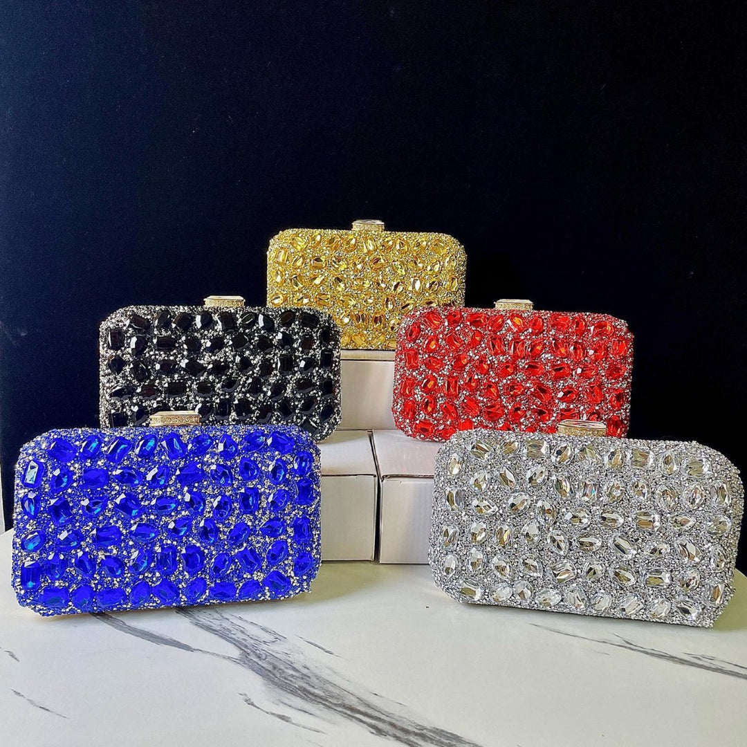 Glamouröse Bejeweled Abend Clutch