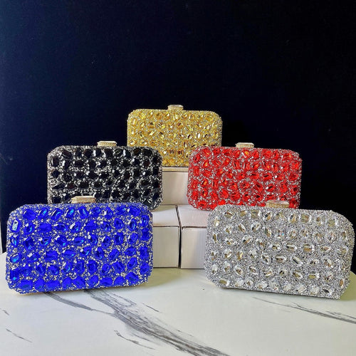 Glamouröse Bejeweled Abend Clutch
