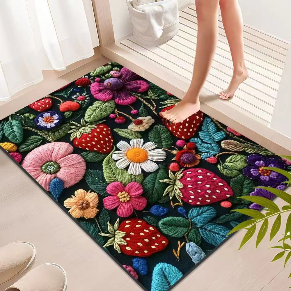 Blumenstrukturierte Innenmatte Karnz