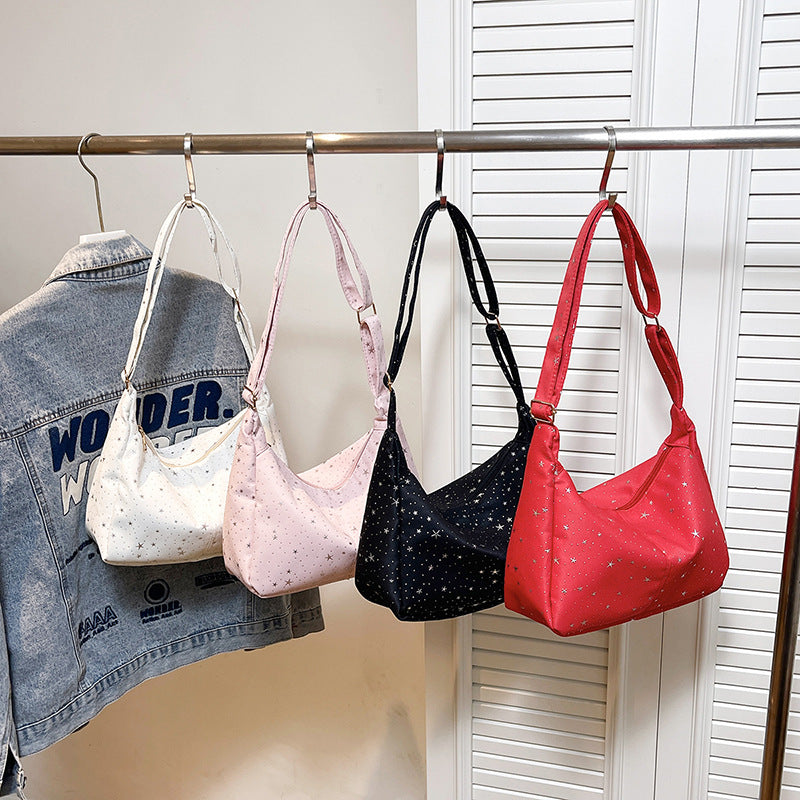 WoTrendy Celestial Print Schultertasche Karnz