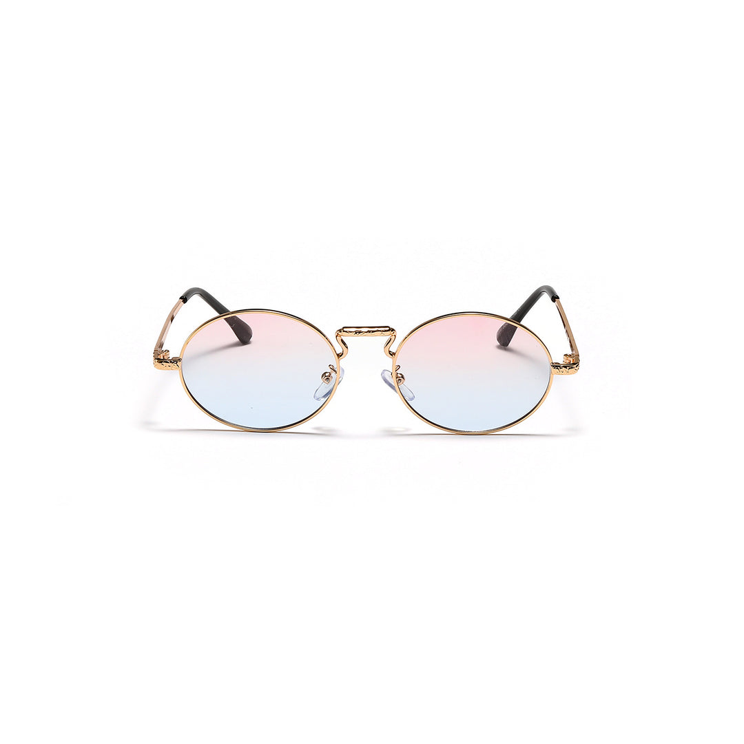 Damen runde modische Sonnenbrille Karnz
