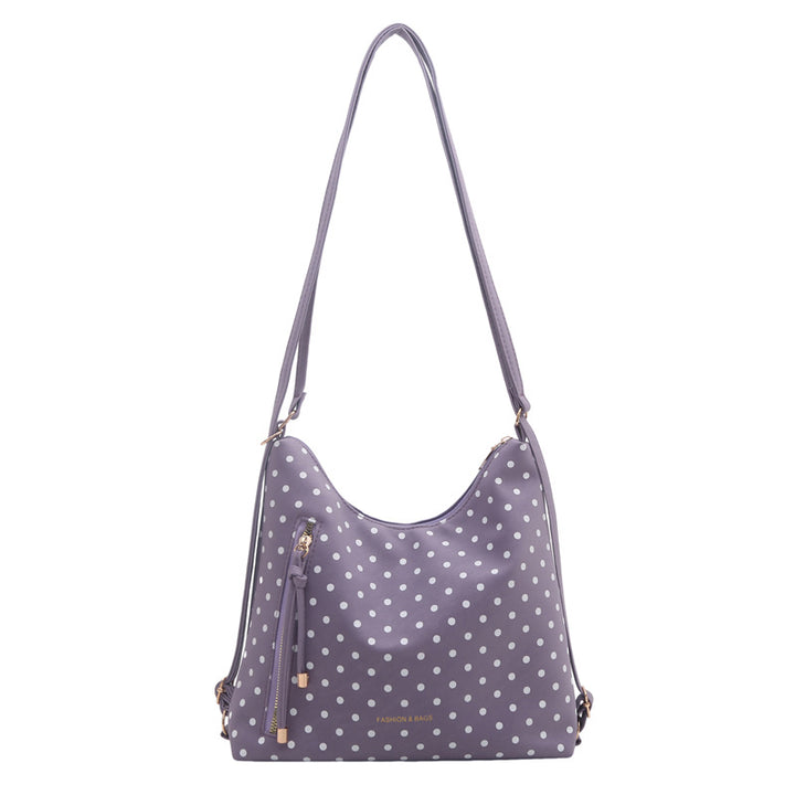 Stylische Polka Dot Umhängetasche