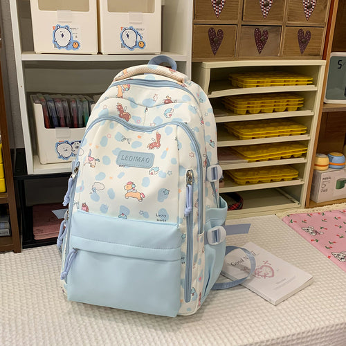 Verspielter Rucksack im Cartoon-Stil