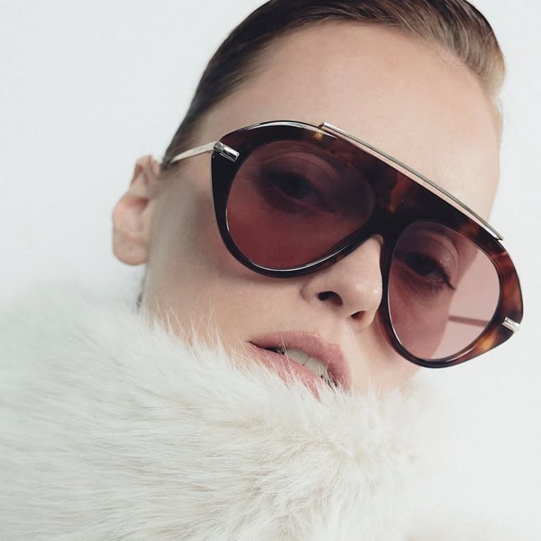 Damen Sonnenbrille im eleganten Hexagon-Design Karnz