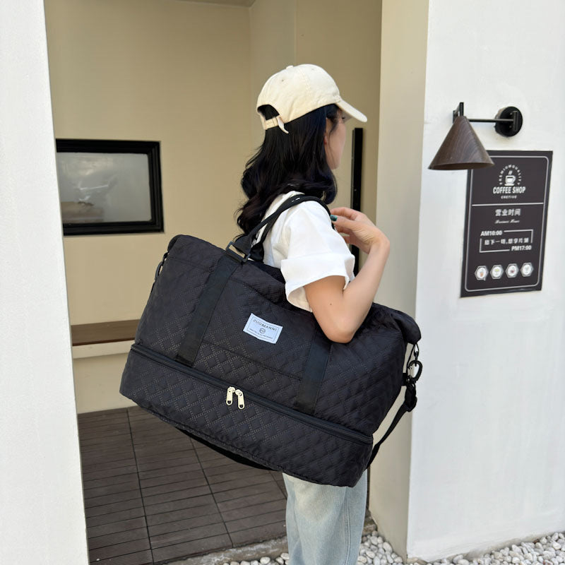 Stilvolle gesteppt Reis-Duffle Karnz