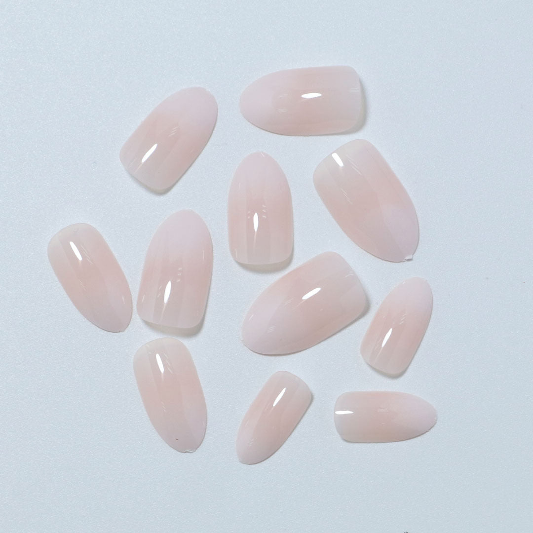 Natürlicher Finish Press-On Nagelspitzen Karnz
