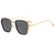 Damen Designer-Sonnenbrille im modernen quadratischen Rahmen Karnz