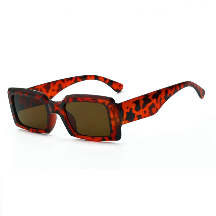 Zeitgenössische Matte Quadratische Sonnenbrille Karnz