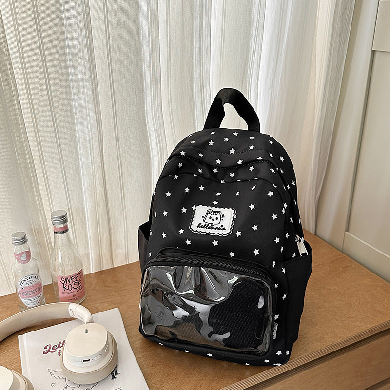 Niedlicher Sternenmuster-Rucksack