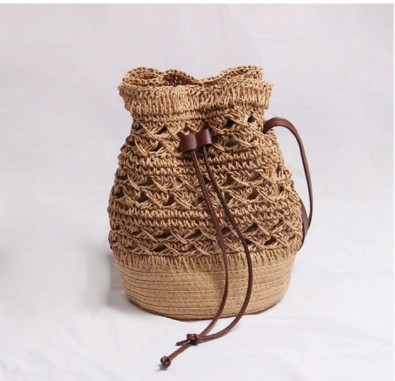Damen Elegante Handgepaßte Makramee-Tasche Karnz