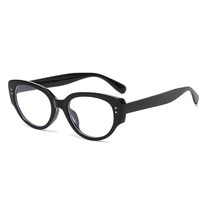 Damen modische Cat-Eye Brille mit trendy Dickrahmen Karnz