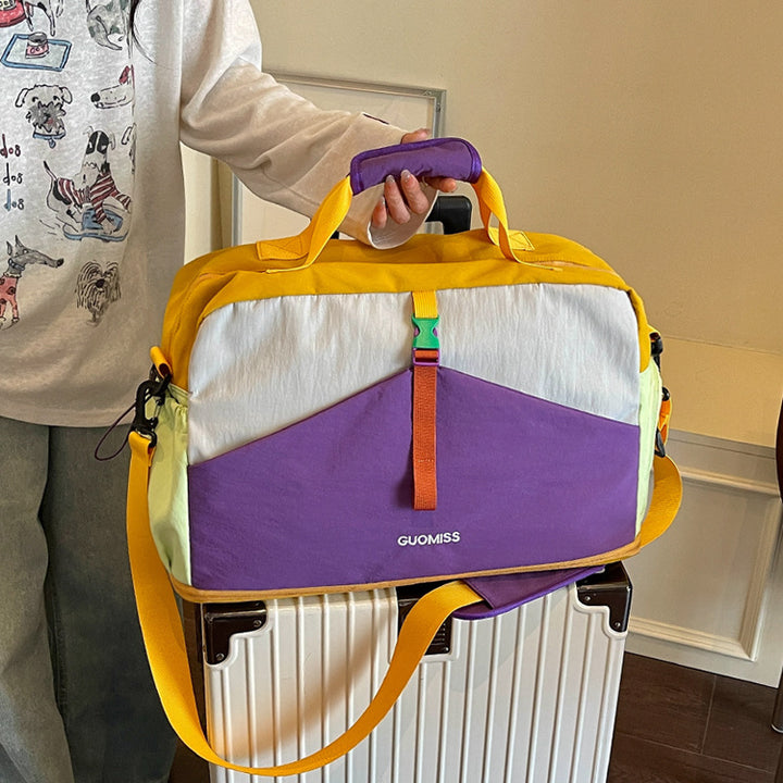 Farbenfrohe Mehrfach-Taschen Reise Duffel Tasche