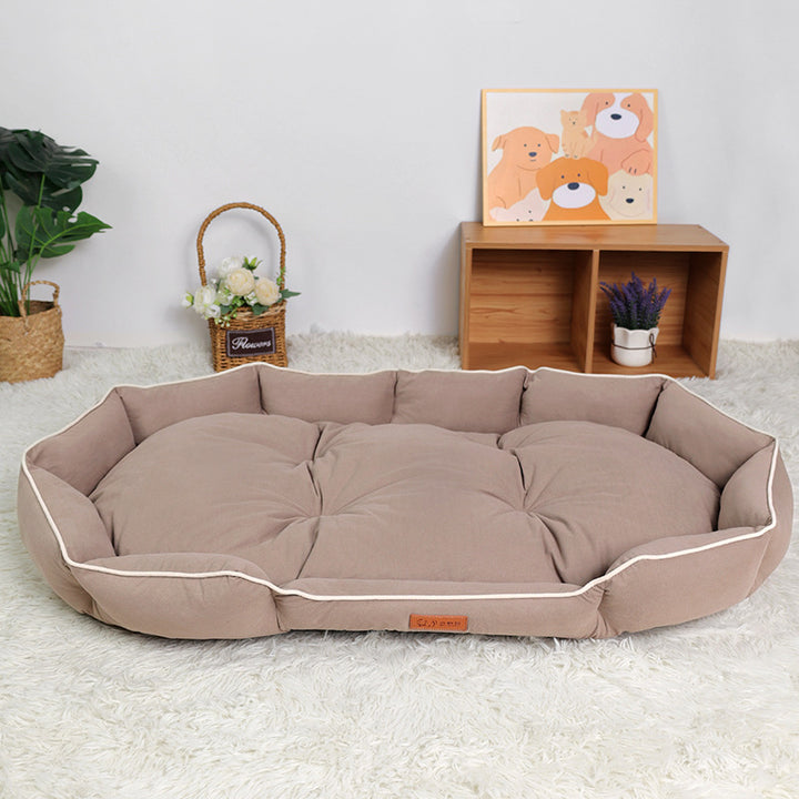 Rundes Plüsch Nest Hundebett