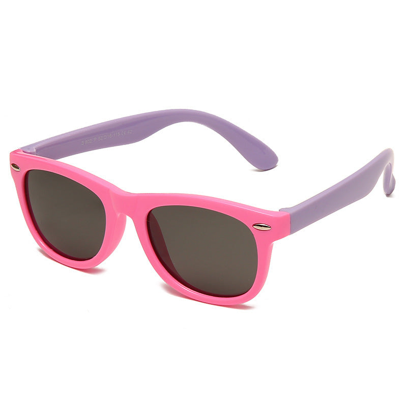 Karnz | Kinder Flex Sonnenbrille mit flexiblem und robustem Rahmen