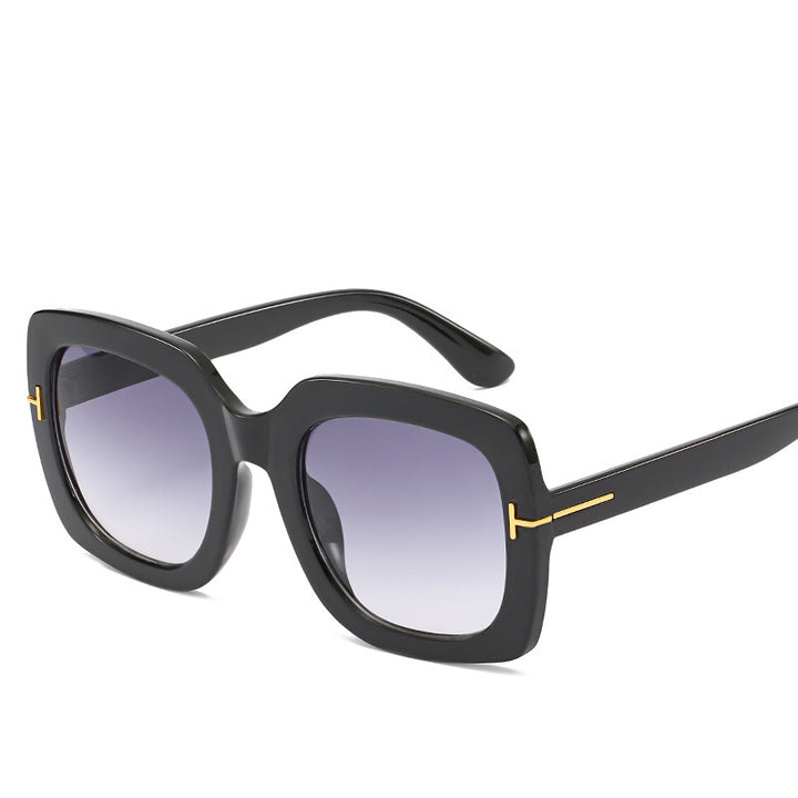 Oversized Mode Sonnenbrille mit verlaufenden Gläsern Karnz