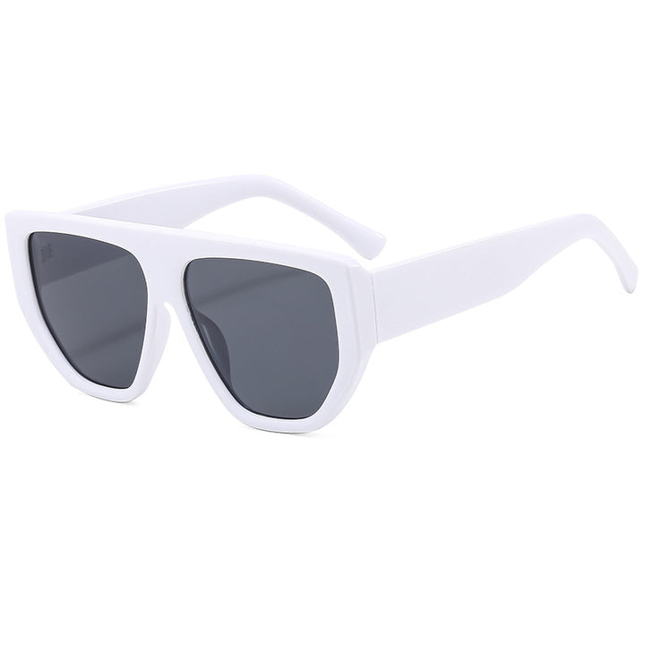 Damen Oversized Sonnenbrille mit stylischem geometrischen Rahmen Karnz