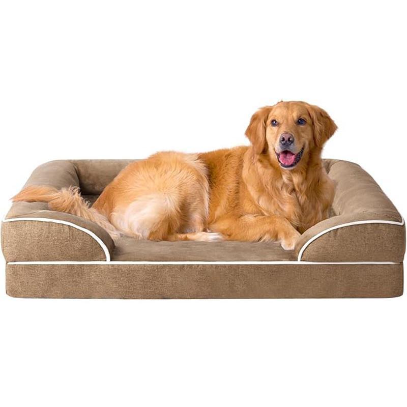 Orthopädisches Hundebett mit Unterstützung