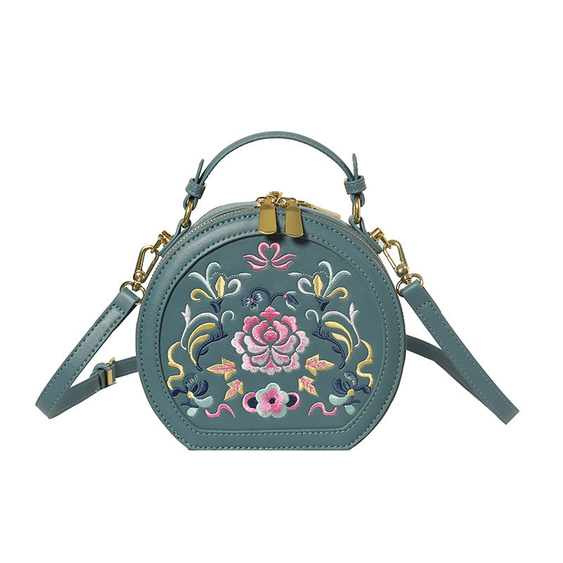Vintage Florale Bestickte Handtasche Karnz