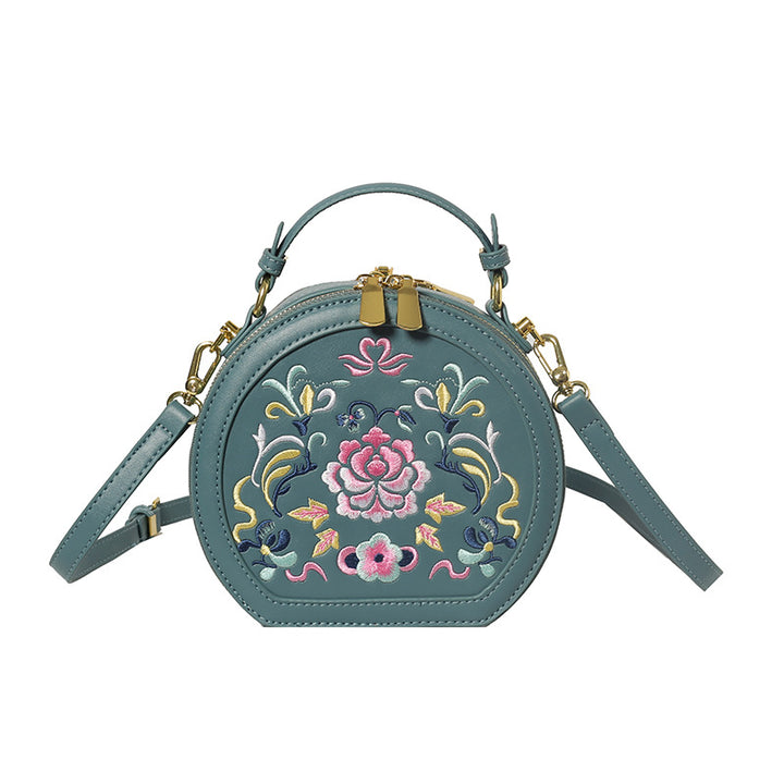 Vintage Florale Bestickte Handtasche Karnz