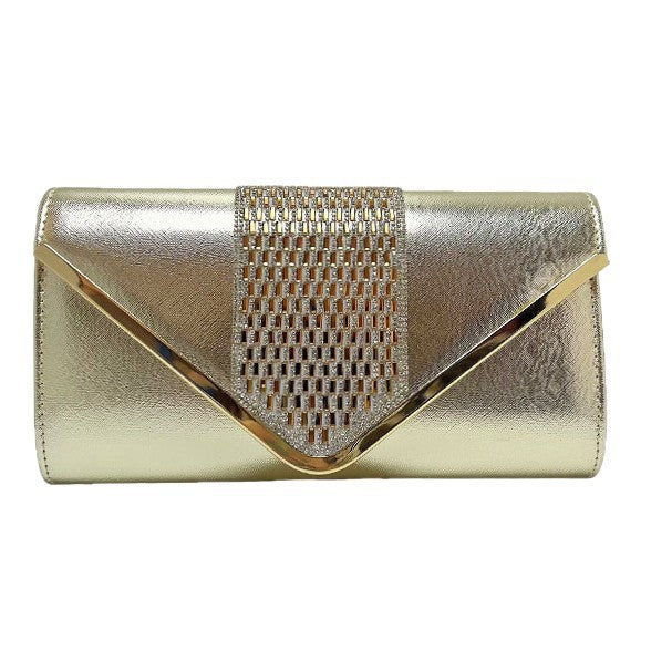 Elegante metallische Clutch