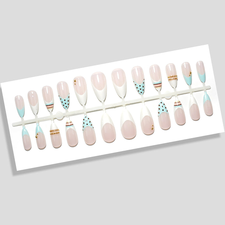 Premium Dekorative Press-On Nagelset
