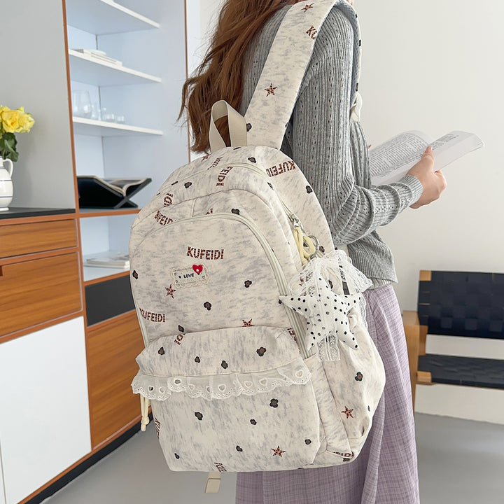 Stylische Lässige Bedruckte Rucksack Karnz